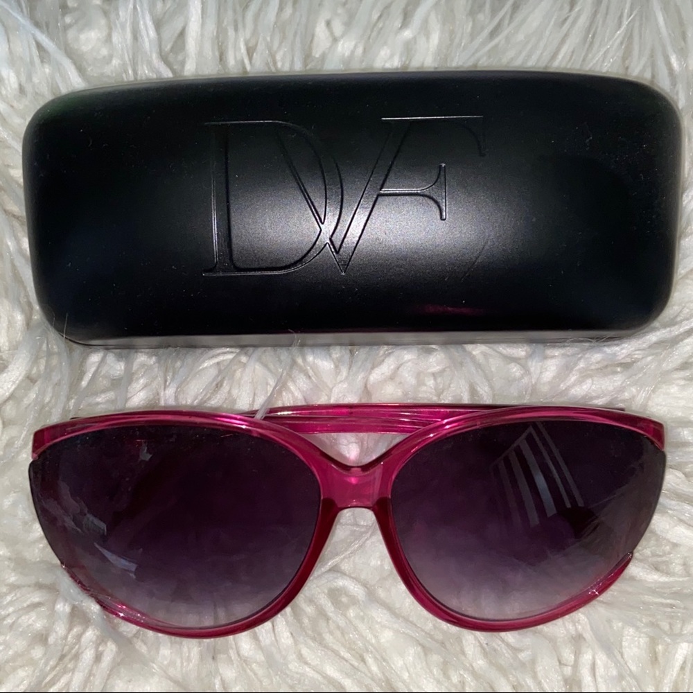 DVF sunglasses with case!
